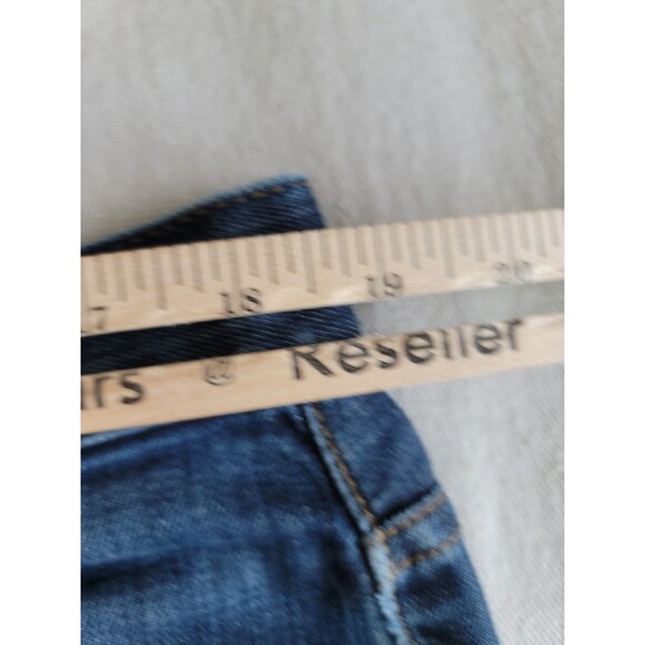 Citizens Humanity Mens Jeans 37x28.5 Straight Distressed Dark Blue Mid Rise USA - Picture 13 of 16